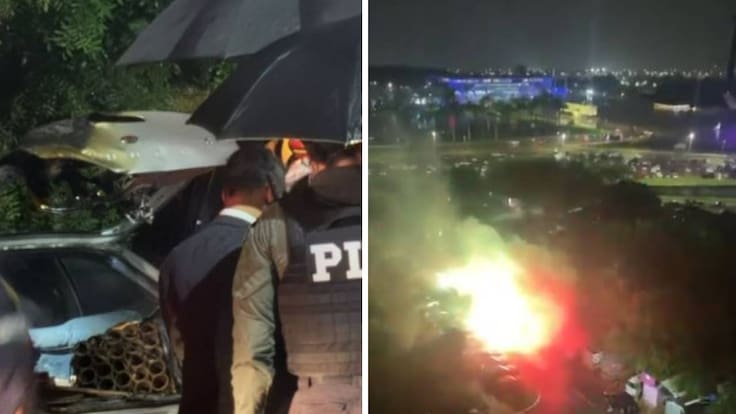 Explosiones en la Plaza de los Tres Poderes en Brasilia