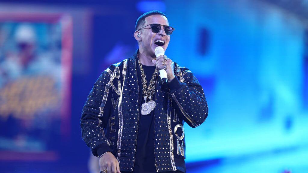 PREMIOS BILLBOARD DE LA MÚSICA LATINA 2021 -- Pictured: Daddy Yankee on stage at the Watsco Center in Coral Gables, FL on September 23, 2021 -- (Photo by: John Parra/Telemundo/NBCU Photo Bank via Getty Images)