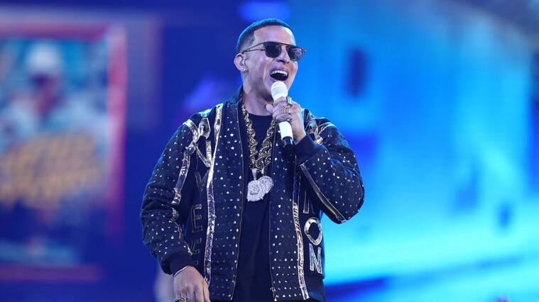 PREMIOS BILLBOARD DE LA MÚSICA LATINA 2021 -- Pictured: Daddy Yankee on stage at the Watsco Center in Coral Gables, FL on September 23, 2021 -- (Photo by: John Parra/Telemundo/NBCU Photo Bank via Getty Images)