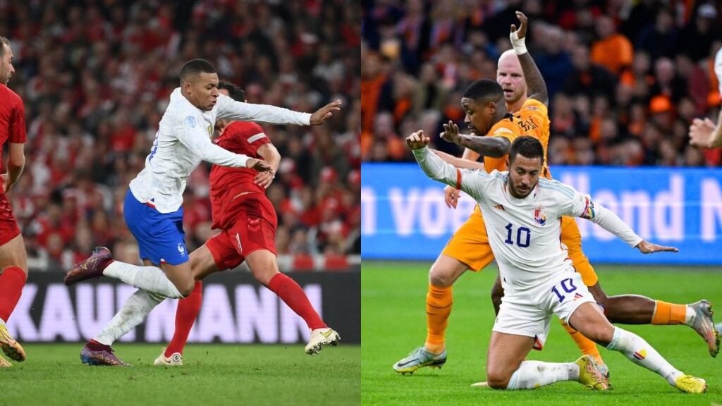A menos de dos meses de Qatar 2022, Francia y Bélgica caen por la UEFA Nations League
