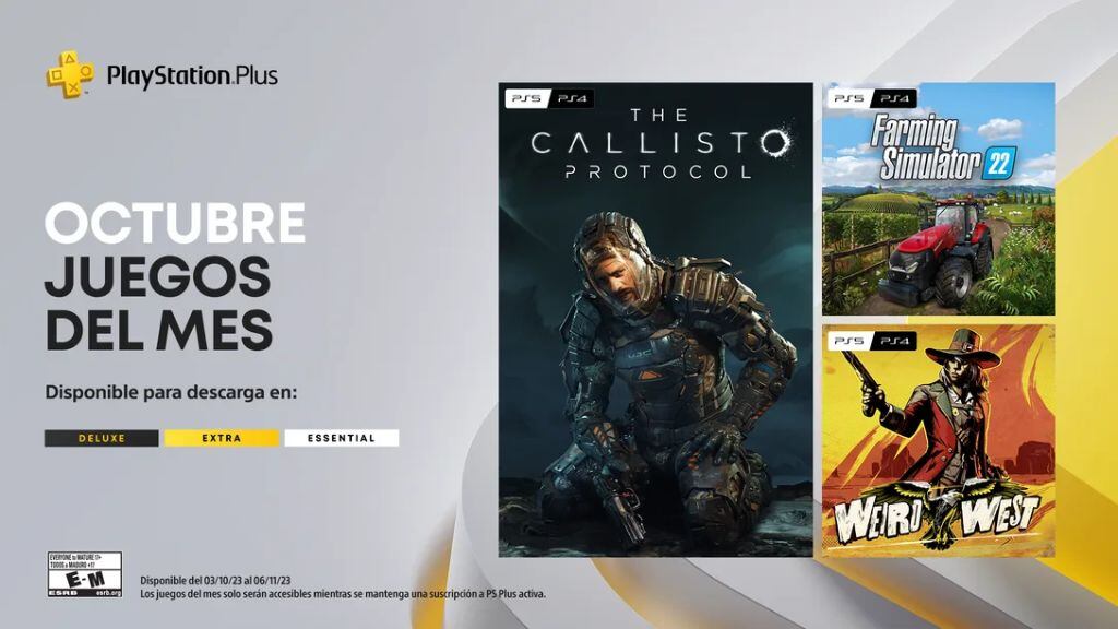 juegos gratis playstation plus octubre