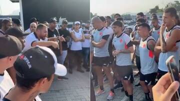 Tenso clima para Medel y Galdames: hinchas encararon a plantel de Vasco da Gama tras sufrir goleada en el Brasileirao