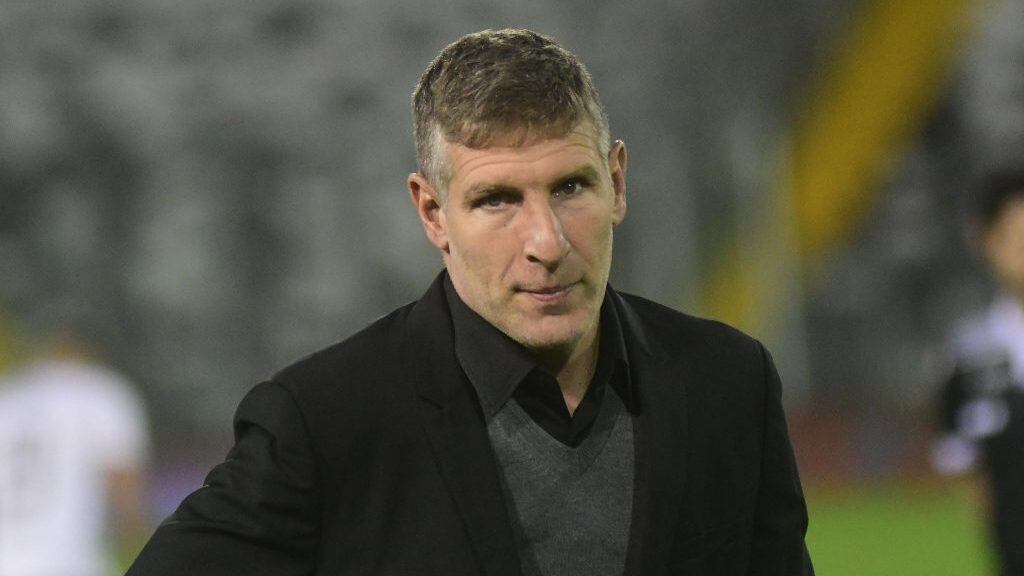 7 de octubre de 2018/SANTIAGOEl director tecnico de Union Espanola, Martin Palermo durante el partido de Colo Colo contra Unión Española, en el Estadio Monumental, valido por la Vigésimo Quinta fecha del Campeonato Scotiabanck 2018.
FOTO: SEBASTIAN BELTRAN GAETE/AGENCIAUNO