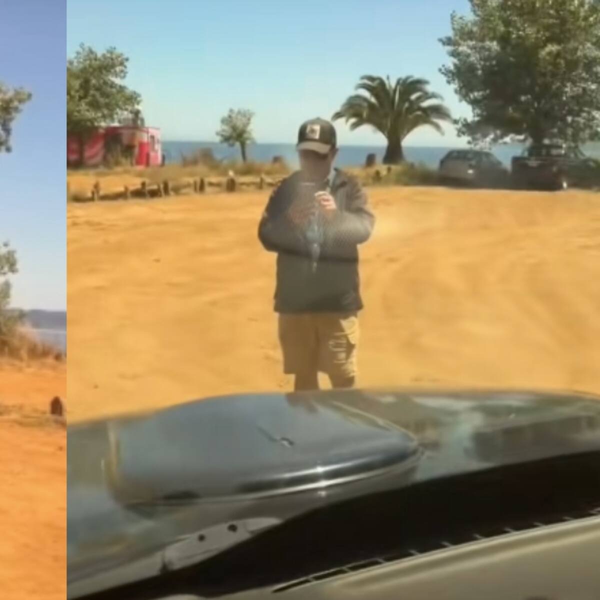 Creyó tener la razón y salió funado: el tenso momento de un conductor en la región del Biobío