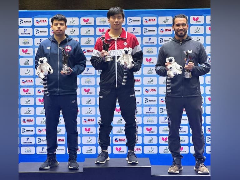 Nicolás Burgos logra el subcampeonato de la Copa Panamericana de tenis de mesa