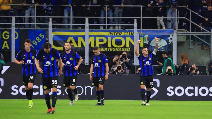 Inter de Milán golea al Atalanta y estira su ventaja en la Serie A