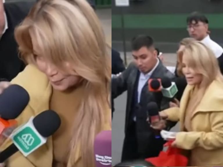 Regalo a los periodistas y un camarógrafo accidentado: la caótica visita de Cathy Barriga a su esposo en la cárcel