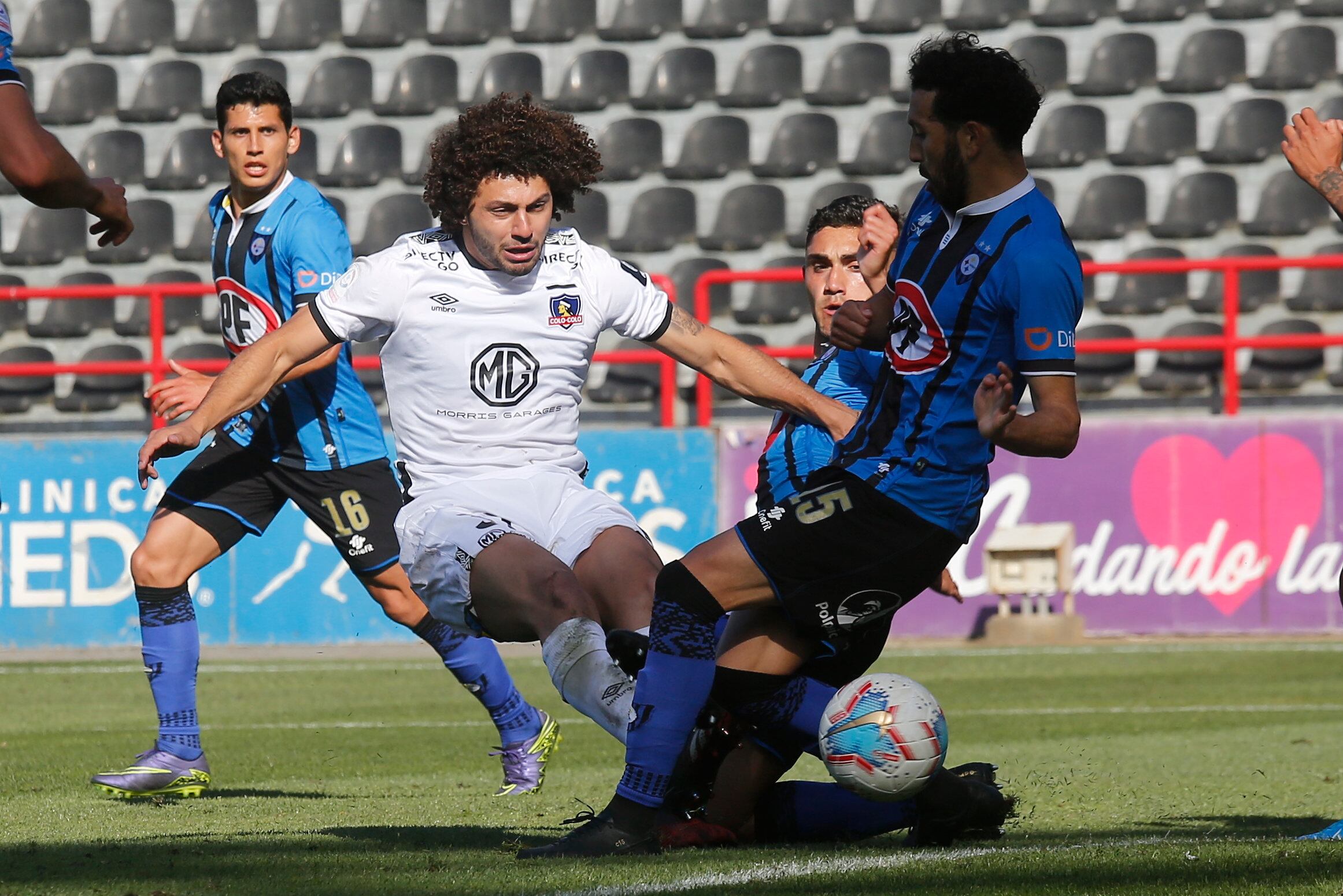 19 de Noviembre de 2020/TALCAHUANO
, durante el partido valido por la Vigesima primera fecha del Campeonato Nacional AFP PlanVital 2020, entre Huachipato vs Colo Colo, disputado en el Estadio CAP
FOTO:SEBASTIAN BROGCA/AGENCIAUNO