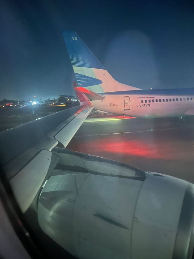 Choque entre dos aviones