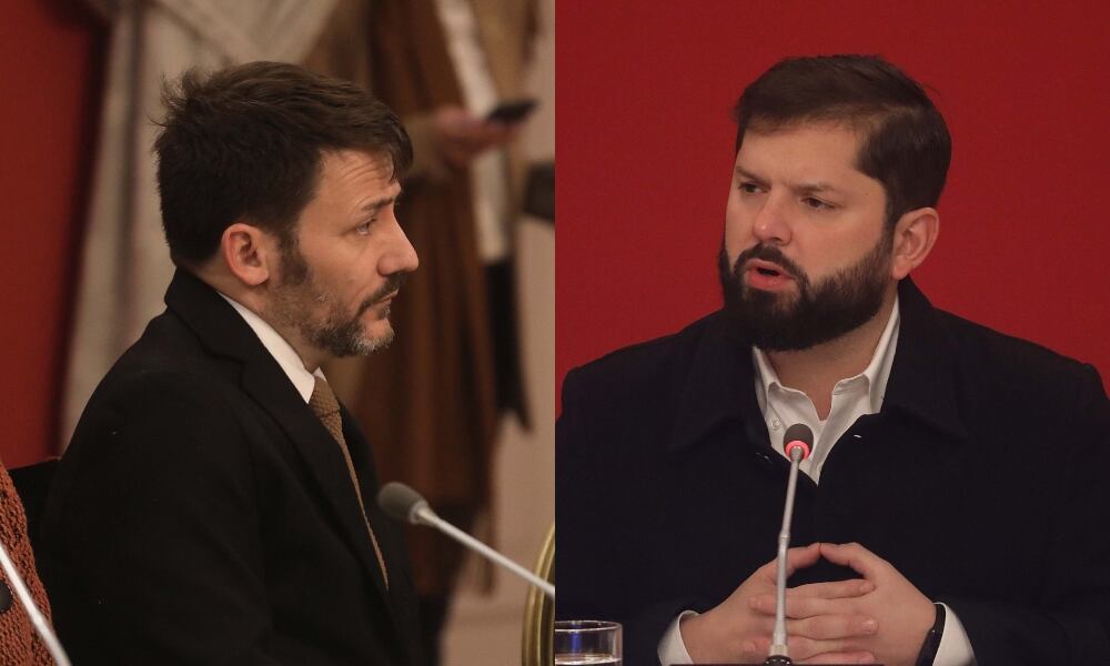 Agencia Uno | El ministro de Energía, Diego Pardow, y el Presidente Gabriel Boric en el consejo de gabinete