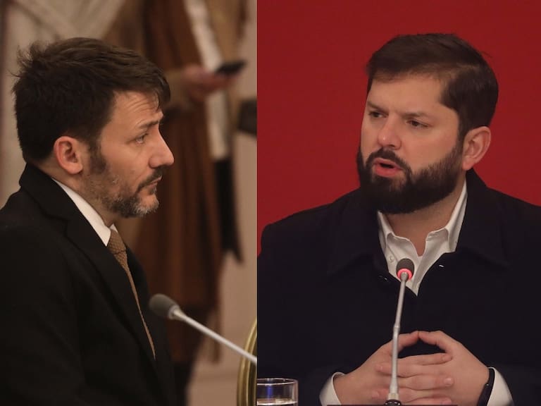 Agencia Uno | El ministro de Energía, Diego Pardow, y el Presidente Gabriel Boric en el consejo de gabinete