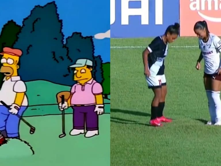 Como si fueran Los Simpsons: cancha se “infló” en pleno partido en Brasil