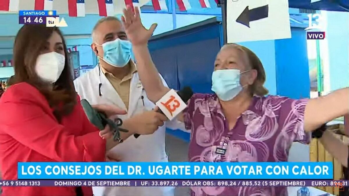 Doctor Ugarte en el Plebiscito
