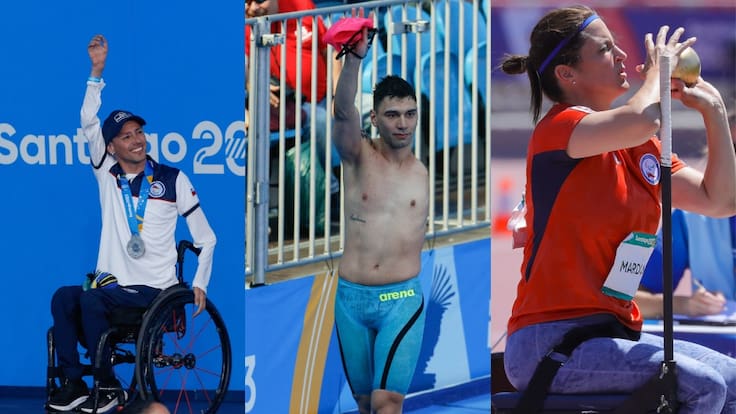 Abarza, Almonacid y Mardones obtienen cupos para disputar los Juegos Paralímpicos de París 2024