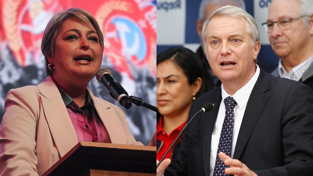 Jeannette Jara y José Antonio Kast