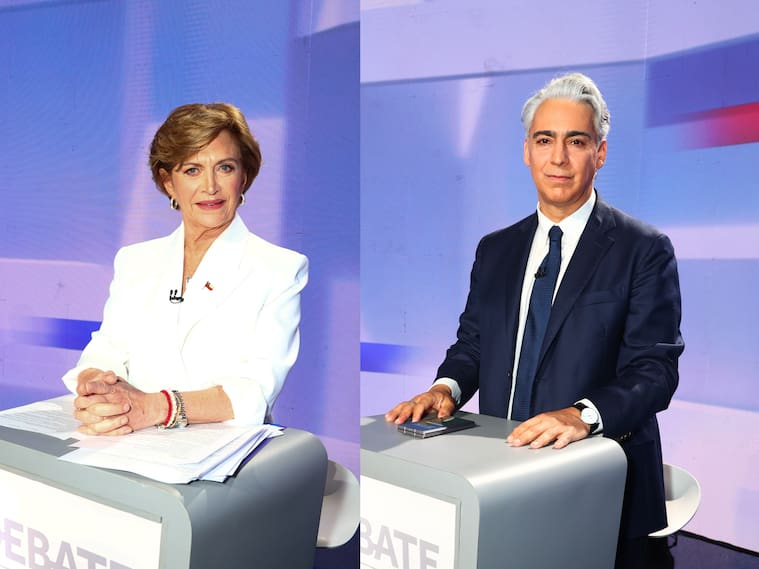 Evelyn Matthei y Marco Enríquez-Ominami