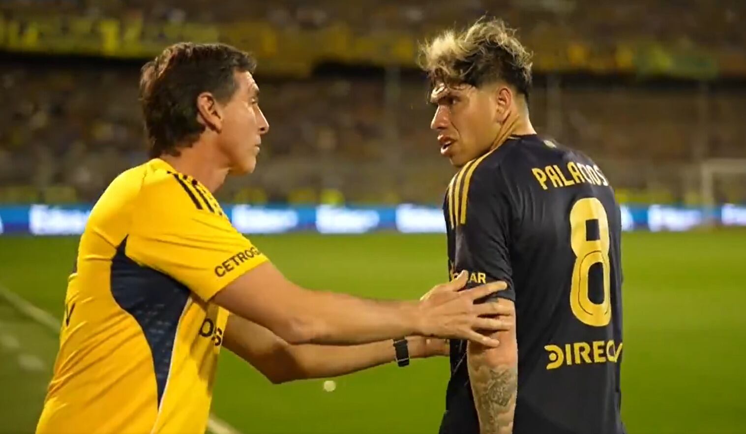 Carlos Palacios fue sustituido en empate de Boca