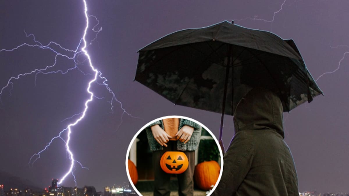 ¿Lluvia en Halloween? Pronostican tormentas y posibles granizos en horario clave del fin de semana en Santiago