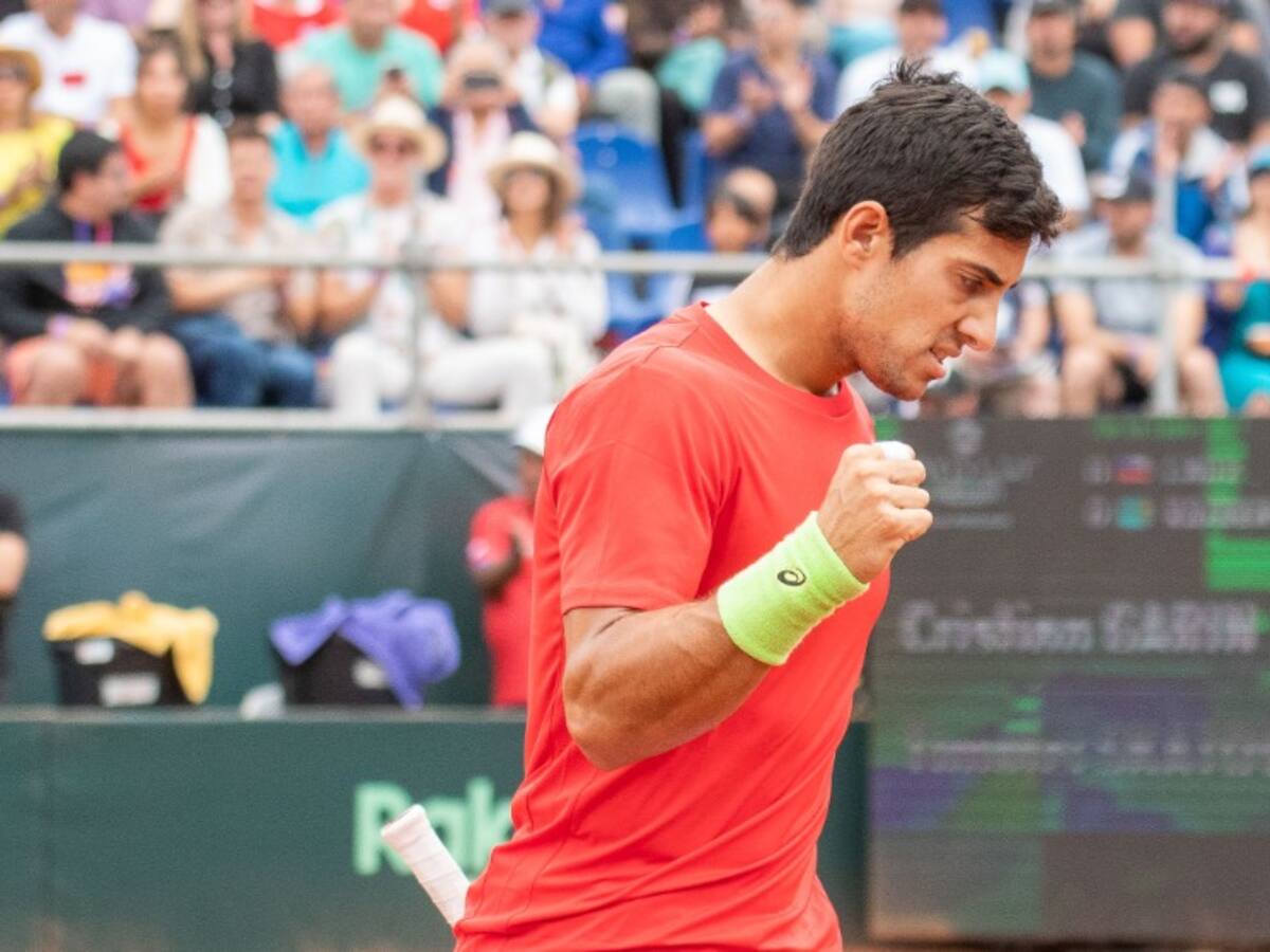 Vuelco radical en Copa Davis: Cristian Garin será el segundo singlista de Chile ante Estados Unidos en reemplazo de Nicolás Jarry