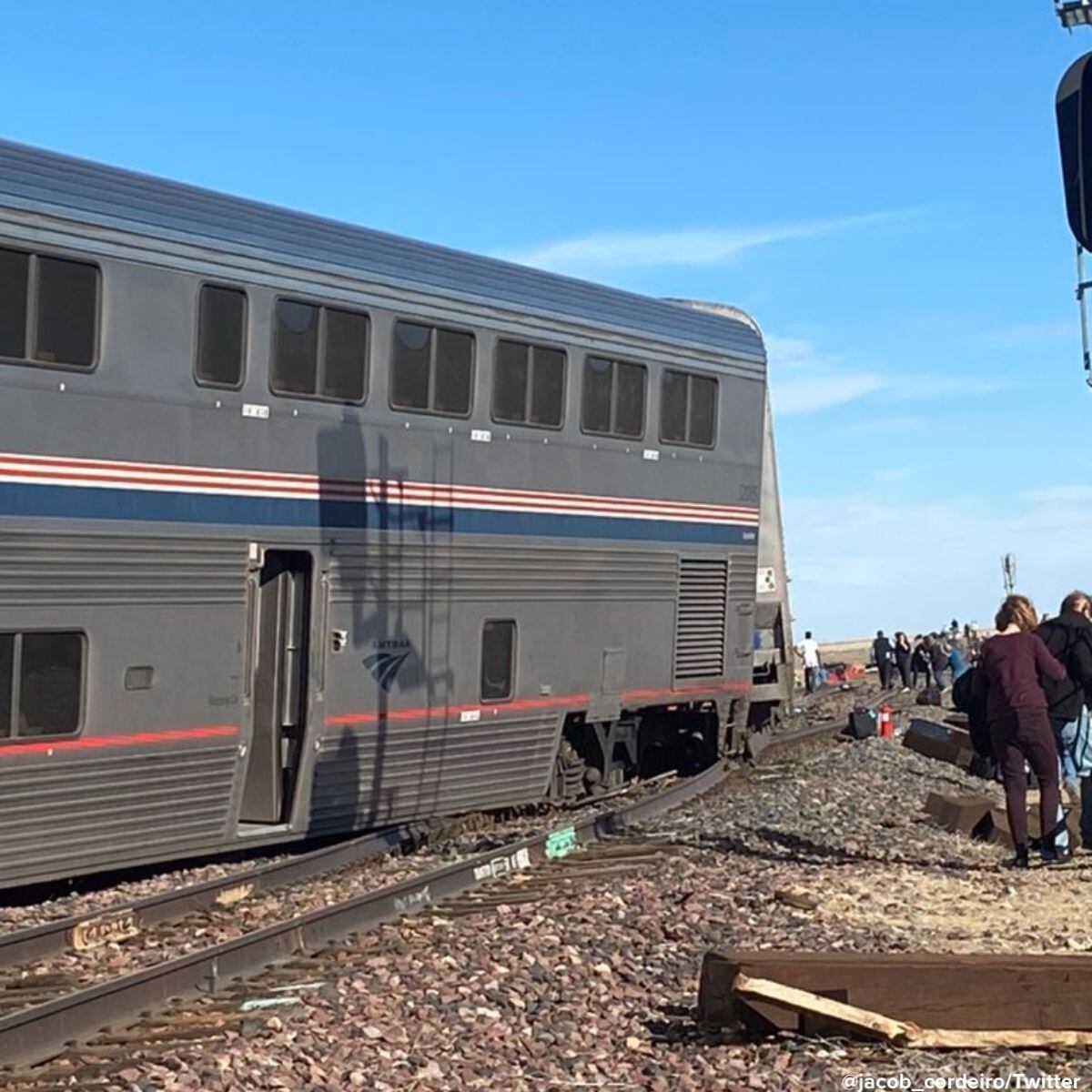 Un tren descarriló en momentos que viajaba por el estado de Montana