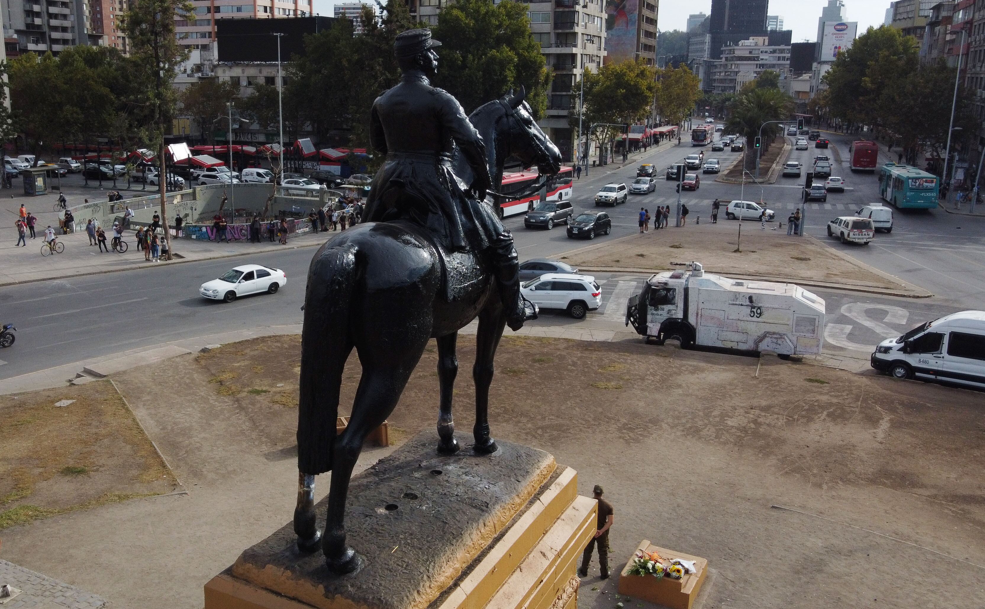 Estatua del Gral. Baquedano