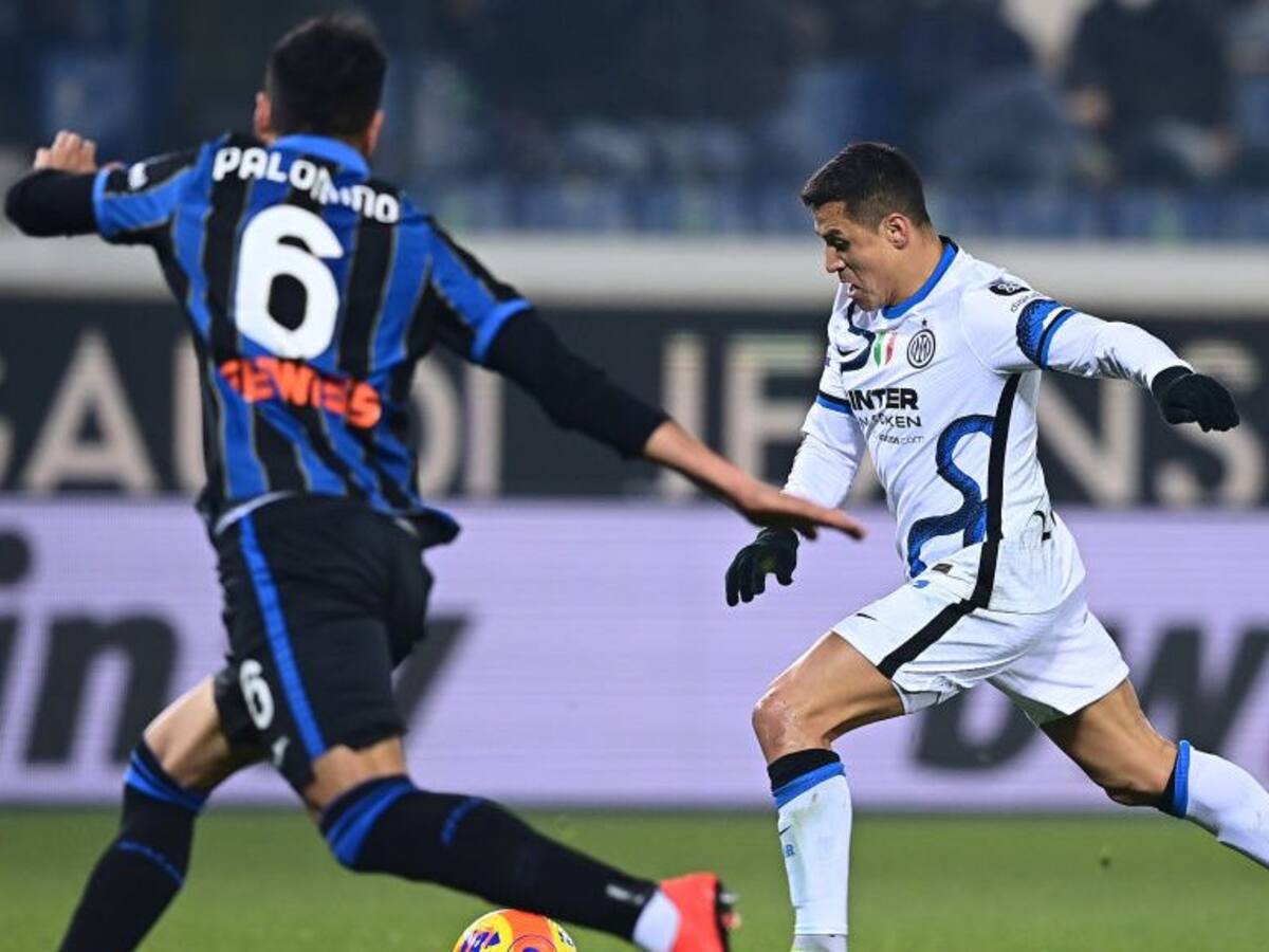 Pese a los intentos de Alexis y Vidal, Inter de Milán no pudo superar a Atalanta