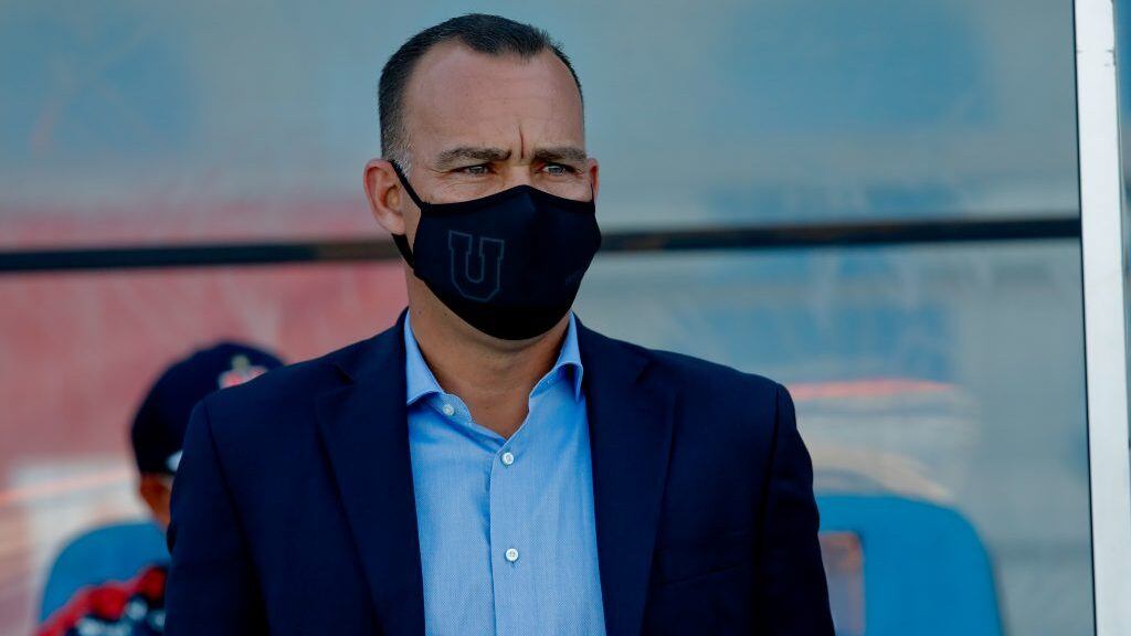 3 de Abril del 2021/RANCAGUAEl Director Tecnico de Universidad de Chile Rafael Dudamel() ,durante el partido valido por la Segunda fecha del Campeonato Nacional AFP PlanVital 2021, entre Universidad de Chile vs Huachipato, disputado en el Estadio el Teniente.
FOTO:FRANCISCO LONGA/AGENCIAUNO