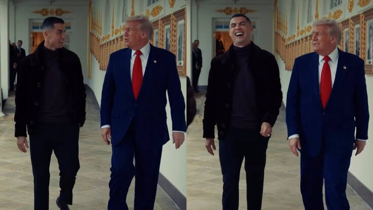 Entre elogios y rodeado de líderes mundiales: así fue la reunión de Cristiano Ronaldo con Donald Trump