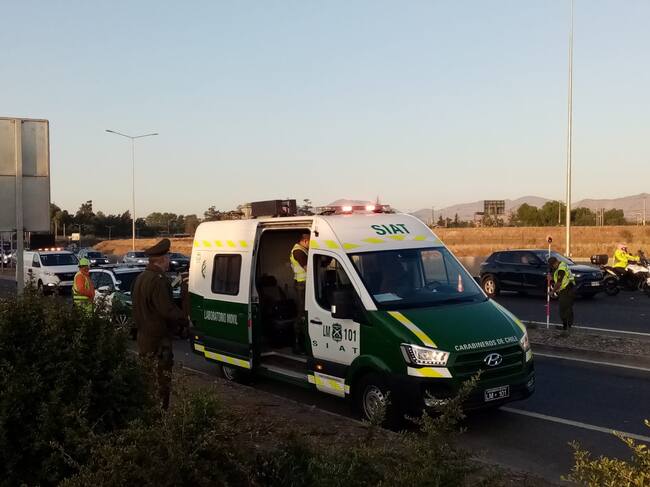 La policía trabajaba en el lugar. / ADN.cl