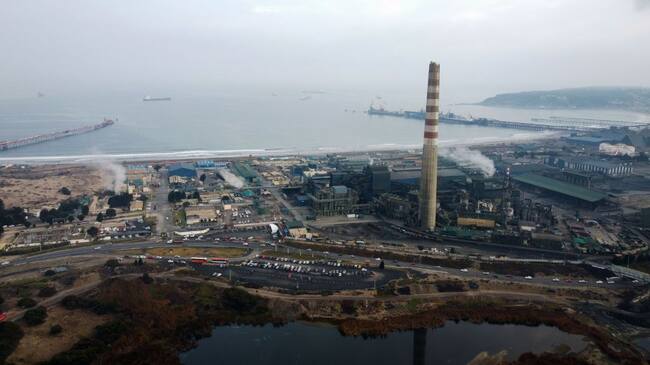 Intoxicación masiva en Quintero - contaminación