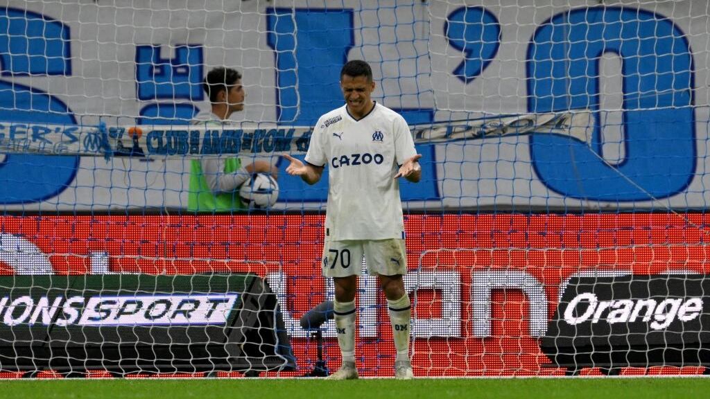 Alexis Sánchez no vio minutos en agónico empate del Estrasburgo ante Olympique Marsella