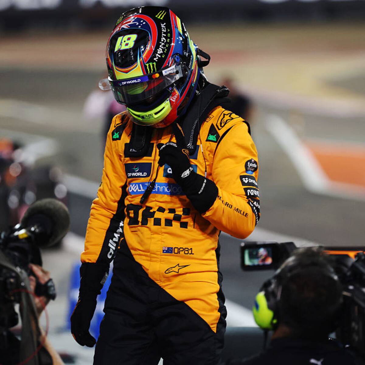 Decidido por el título: Óscar Piastri sorprende a Lando Norris y se queda con la pole del GP de Baréin de la F1