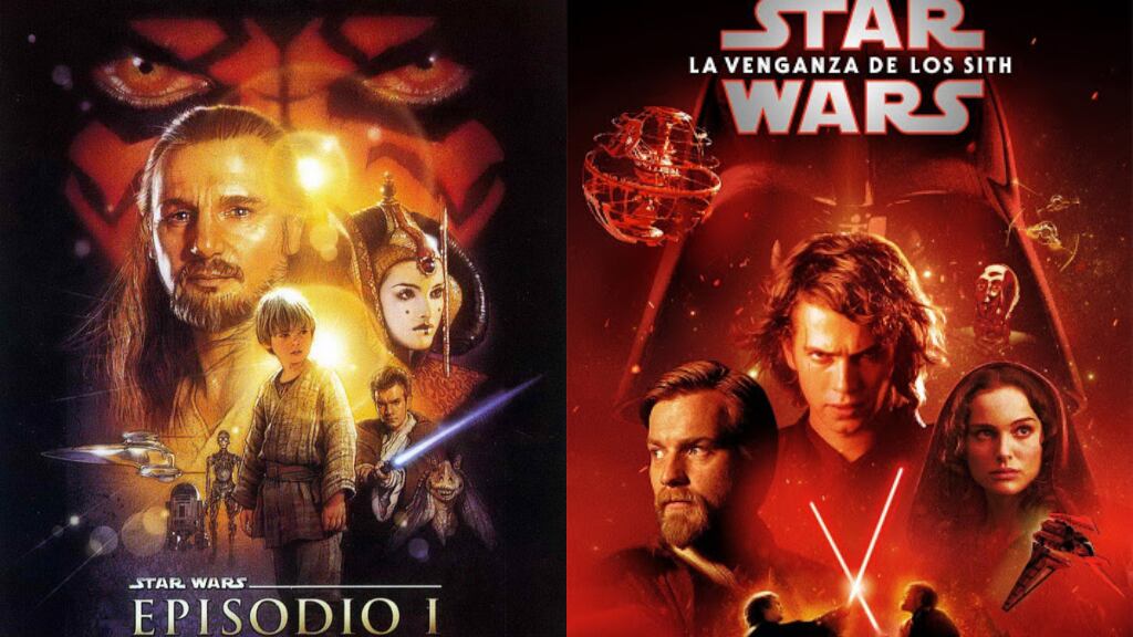 Aniversario películas de Star Wars - La Amenaza Fantasma - La Venganza de los Sith