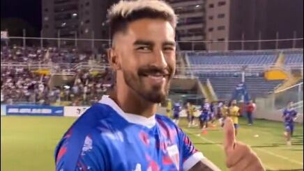 Juan Martín Lucero tuvo su debut en Fortaleza: aportó con asistencia