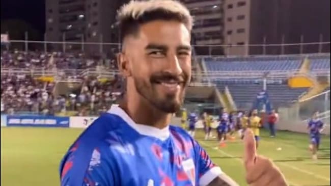 Juan Martín Lucero tuvo su debut en Fortaleza: aportó con asistencia