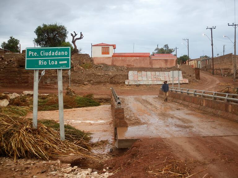 Senapred declara Alerta Temprana Preventiva en la provincia de El Loa por lluvia y nieve
