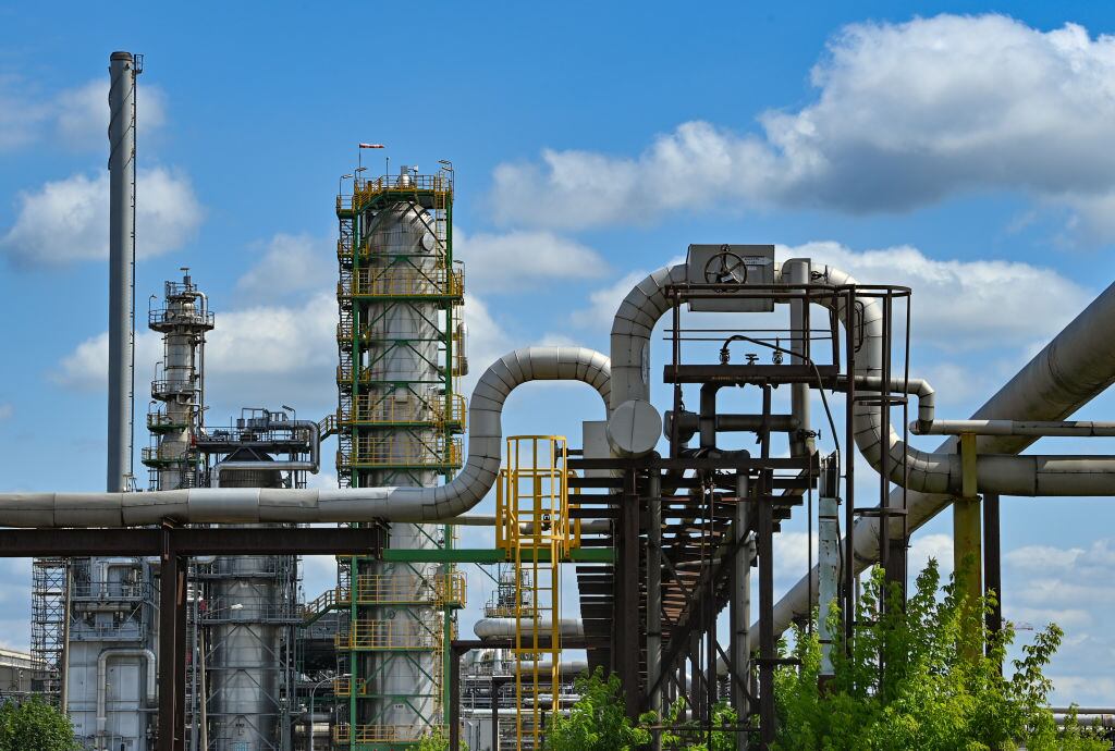 Planta receptora de petróleo ruso en Alemania a través del oleoducto Druzhba