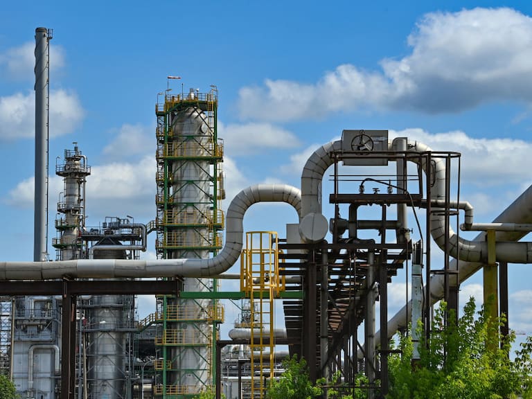 Planta receptora de petróleo ruso en Alemania a través del oleoducto Druzhba