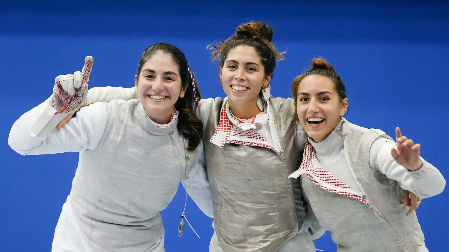 Equipo femenino de esgrima alcanza el oro para Chile en Asunción 2022
