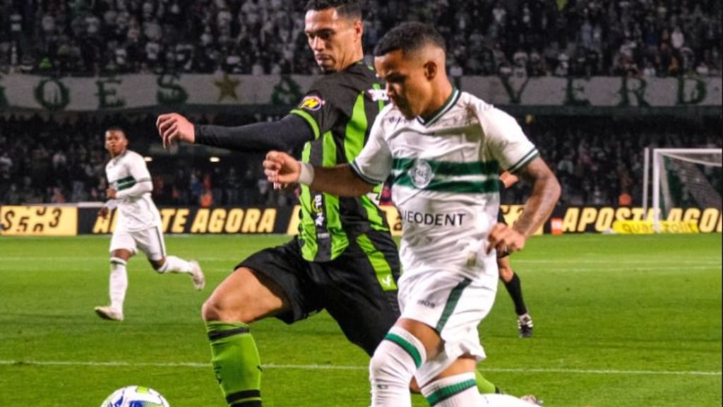 América Mineiro cae ante Coritiba y se medirá ante Colo Colo como colista del Brasileirao