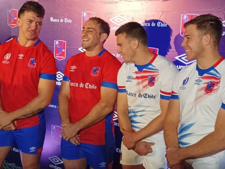 Los Cóndores presentan la camiseta oficial con la que competirán en el Mundial de Rugby