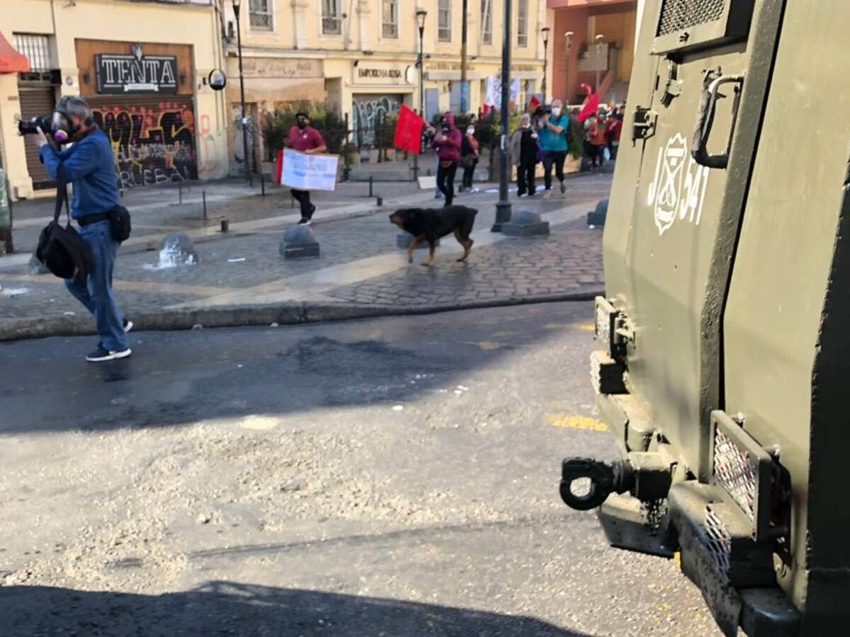 Con incidentes terminó conmemoración del Día del Trabajador en Valparaíso