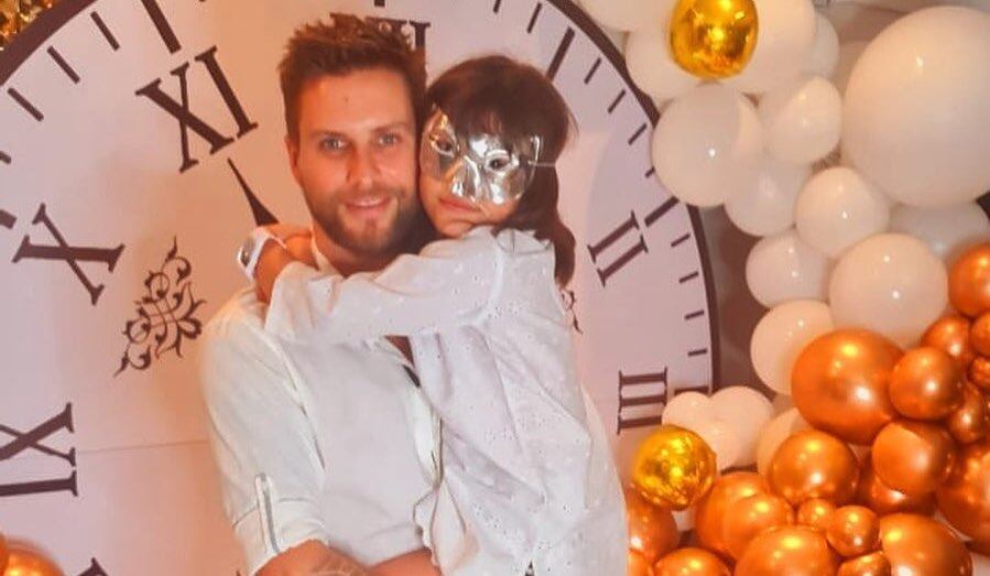 Jean-Philippe Cretton y su hija