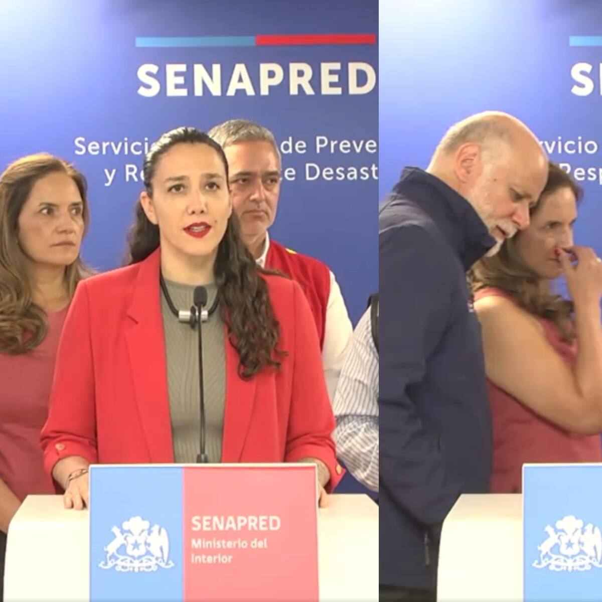 En plena conferencia de prensa: evacuan edificio del Senapred tras activación de sorpresiva alarma