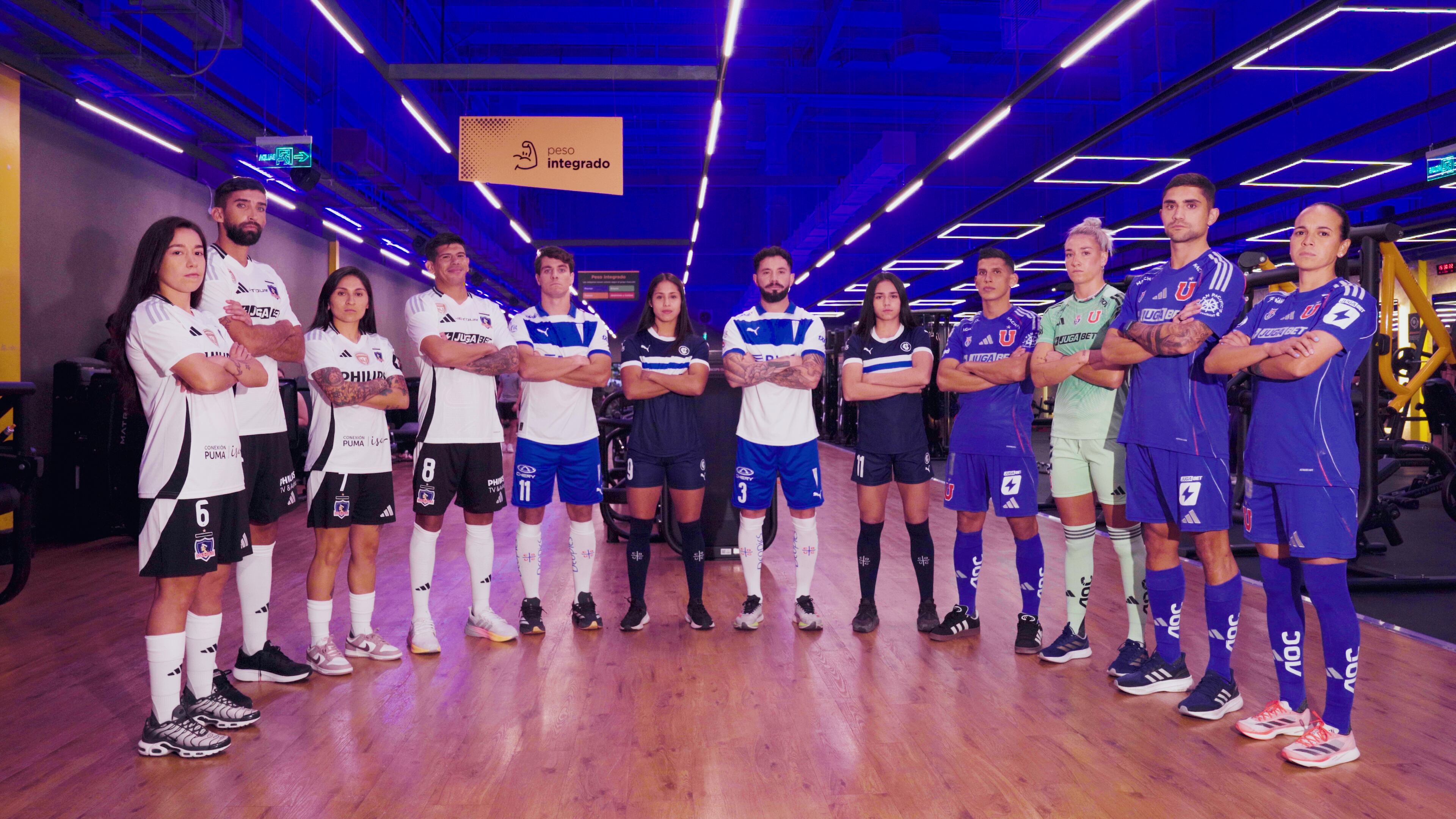 Planteles de Colo Colo, Universidad Católica y Universidad de Chile.