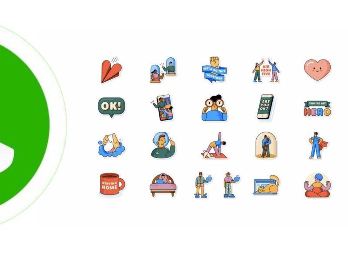 WhatsApp lanza colección de stickers junto a la OMS
