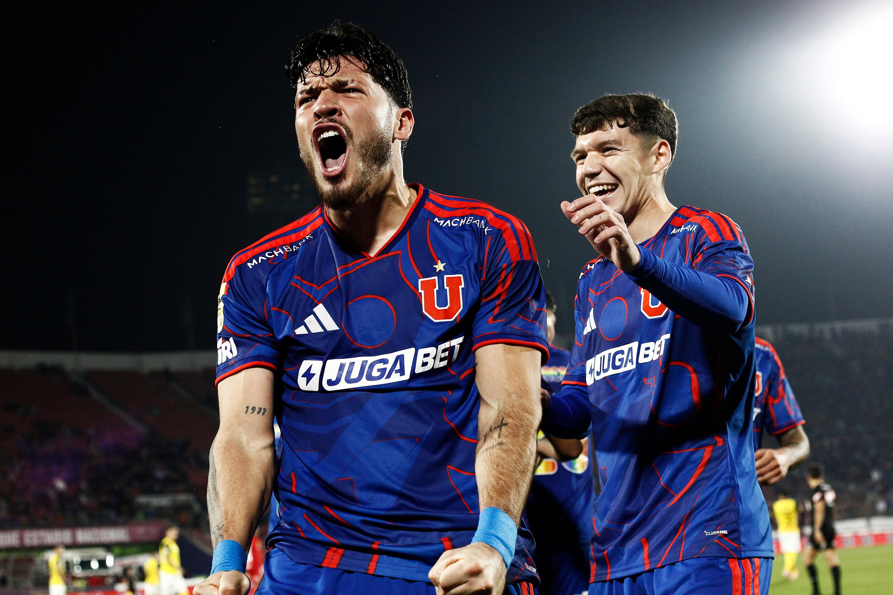 Biannneider Tamayo celebra su golazo con la U | Agencia Uno