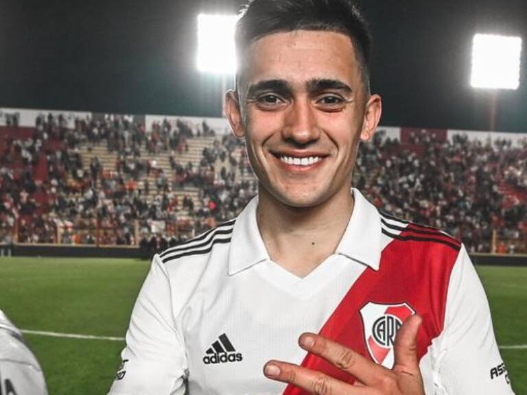 Pablo Solari y su primer triplete por River Plate: "Estoy cumpliendo un sueño"