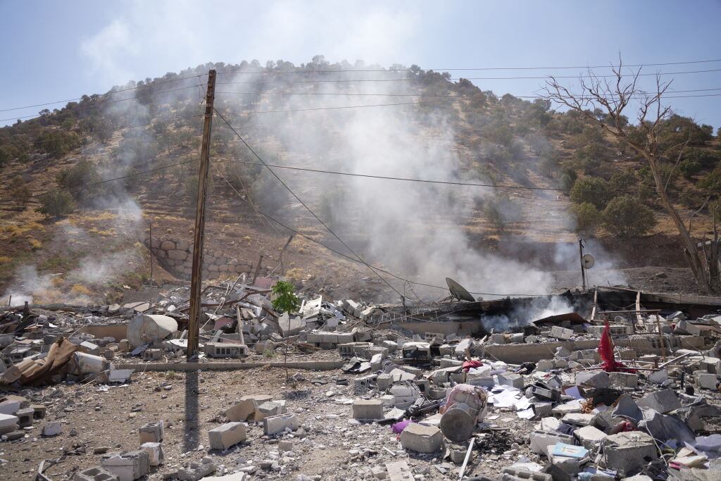 Ataque de Irán sobre cuartel en Koy Sanjaq en territorio de Iraq