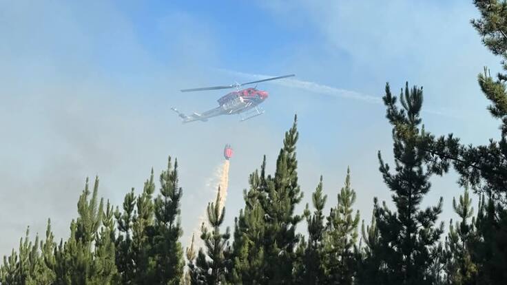 Helicóptero capotó en la región de O’Higgins